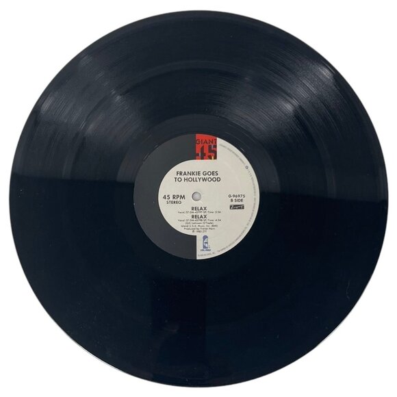 Frankie Goes To Hollywood Relax 12" Vinyl Record Island/ZTT 45 RPM 1983 Stereo - Picture 5 of 5